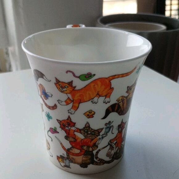 Dunoon Catastrophe Cats Galore Cherry Denman British Kitty Mug Made In England - Picture 2 of 14